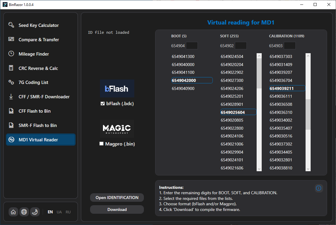MD1 Virtual Reader
