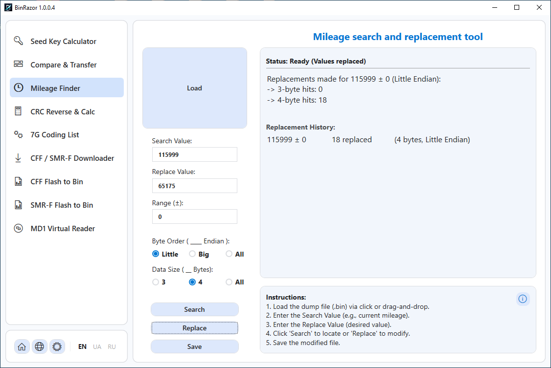 Mileage Finder